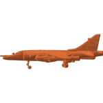 Harrier Jet Side View