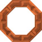 Deluxe Octogon Frame or Border 005 A