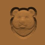 Ornamental Animal Head/Bust Series: Panda