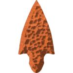 Flint Broad Arrow Head