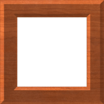 Quarter Round Routed Square Frame 009 A