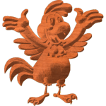 Happy Chicken Pattern