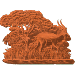 SAVANA WILDLIFE (GAZELLE)