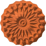 Classical Floral Centerpiece or Rosette 004 A