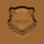 Ornamental Animal Head/Bust Series: Raccoon