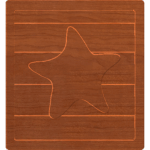 Block Letters Star