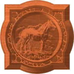 FRAMED CARTHORSE