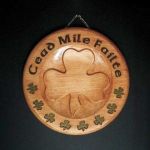 Shamrock Welcome Plaque