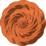 Triple Twirl Rosette 005 A