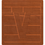 Block Letters V