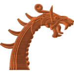 Viking Longboat Dragon figurehead