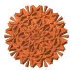 Rosette 20 Point Heart
