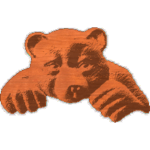 BearLookingOverTop