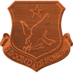 2nd Air Force Logo Pattern
