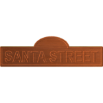 Santa Christmas Sign 004 A