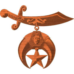 Shriner Crescent & Scimitar