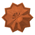 Ten Point Rosette