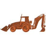 Heavy Equip Backhoe