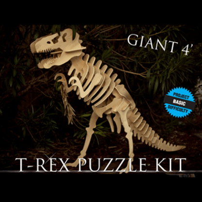 Giant 4 Foot T-Rex Puzzle Kit
