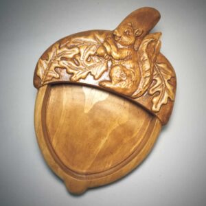 Happy Squirrel Acorn Dish