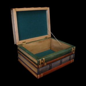 Stacked Books Decorative Box