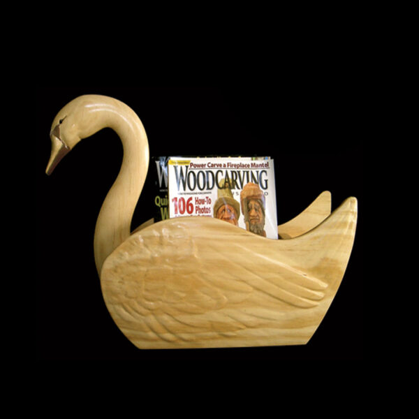 Swan Magazine Holder or Planter - Image 2