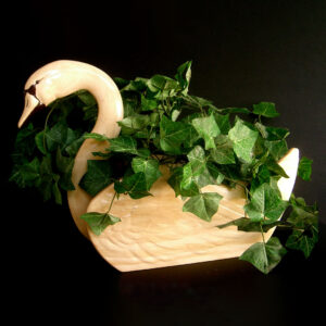 Swan Magazine Holder or Planter