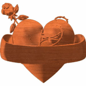Heart Rose Banner