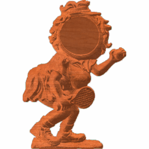 Plaque - Tennis Lady - 1