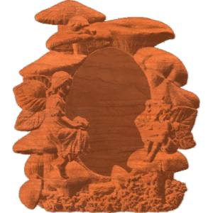 Plaque - Pixies And Toadstools - 1