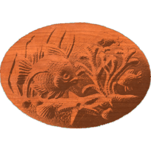 Small Fish on Oval