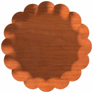 Fluted dish