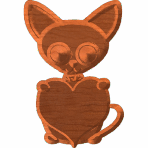 Chihuahua with heart