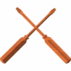 Crossed Screwdrivers