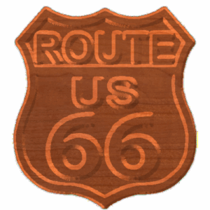 USA Route 66 Sign
