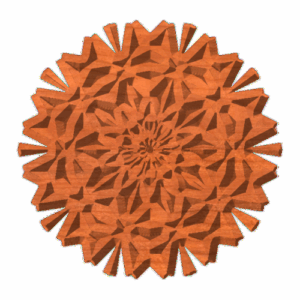 Rosette 20 Point Heart