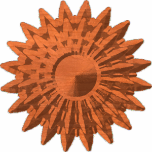 Sunburst Rosette 01 A 