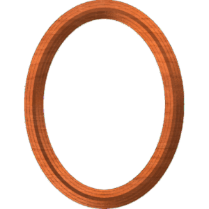 Stepped Oval Frame 002 A 
