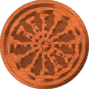 Wagon Wheel Rosette 007 A 