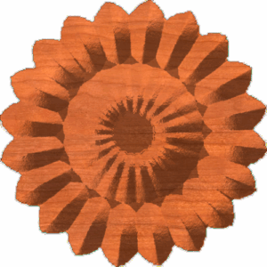 Sunflower Rosette 002 A 