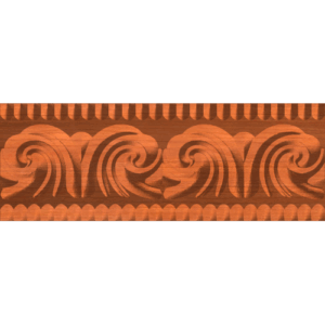 Neoclassic Leaf Trim or Moulding 001 A 