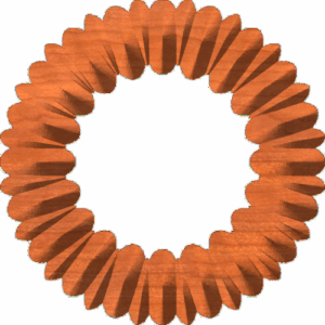 Ribbed Circular Frame, Border, or Accent 