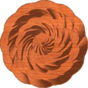 Triple Twirl Rosette 005 A 