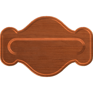Fancy Sign Plaque Blank 003 A 