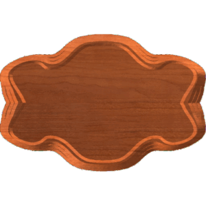 Stepped Sign Plaque Blank 003 A 