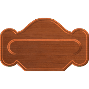 Classical Sign Plaque Blank 003 A 