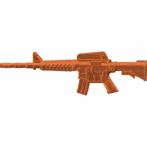M16 Machine Gun 002