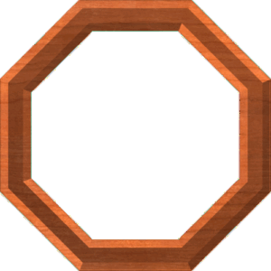 Beveled Octogon Frame 007 A 