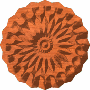 Classical Floral Centerpiece or Rosette 004 A 