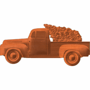 Red Christmas Truck